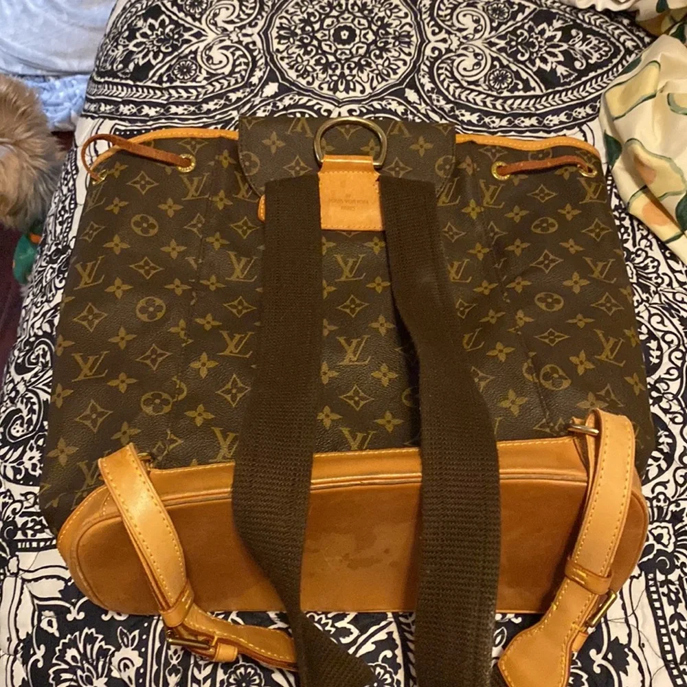 Louis Vuitton Montsouris Vintage GM Monogram Canvas Backpack - Picture 2 of 16